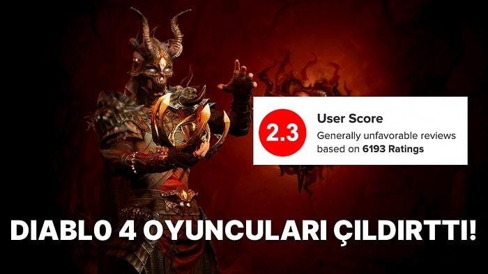 Diablo 4'ün İlk Sezonu Sorunlarla Başladı, Oyunun Puanı Çakıldı