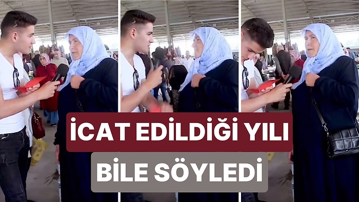 'Uçağı Kim İcat Etti?' Sorusuna 'Recep Tayyip Erdoğan' Cevabını Veren Teyze Tarih Bile Verdi