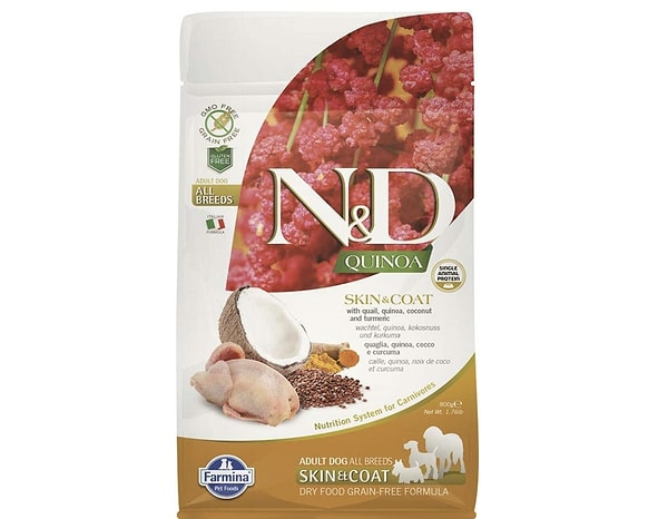 N&D Quinoa Tahılsız Skin & Coat