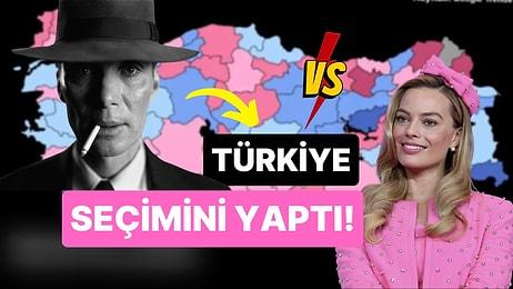 İlk Veriler Girildi: Barbie ve Oppenheimer Seçiminde Türkiye Haritası Renklendi!