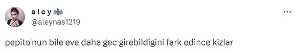 5. Bir Pepito olamadık.