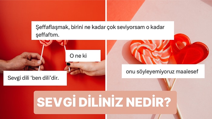 "Sevgi Diliniz Nedir?" Sorusuna Gelen Birbirinden İlginç ve Sevgi Dolu Cevaplar