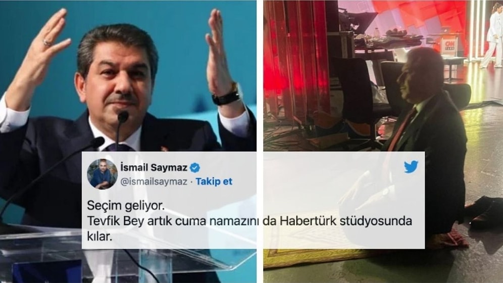 CNN Türk Stüdyosunda Namaz Kılan AK Partili Göksu Gündemde