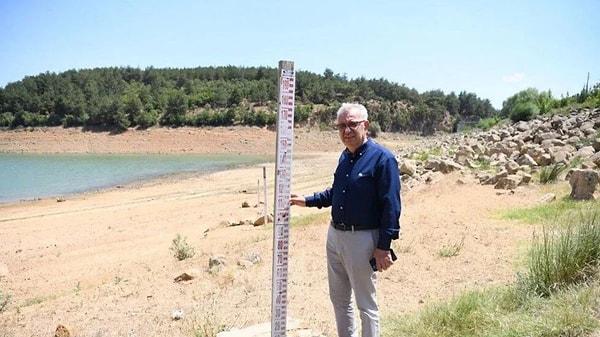 Keşan Belediye Başkanı Mustafa Helvacıoğlu, su seviyesinin alarm verdiğini ifade ederek 45 günlük su kaldığını dile getirdi.