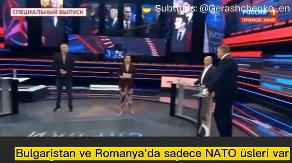 O sözlerin ardından ise başka bir konuk,  'Türkiye ile savaşa girmeyeceğiz' deniliyor. Ardından ise 'Peki Bulgaristan ve Romanya?' sorusu soruluyor.