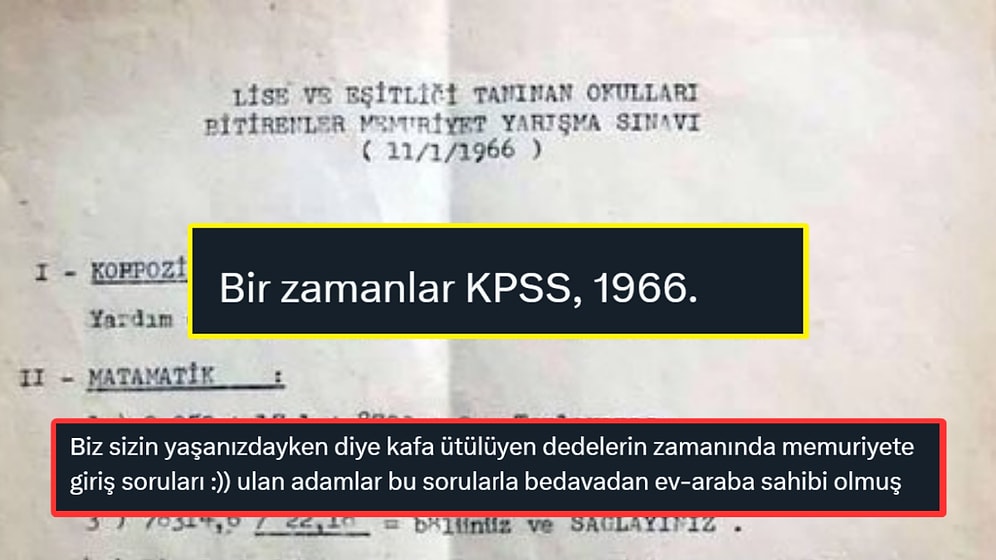 Boomer'lar Gençlerin Diline Düştü: 1966 Yılının Memurluk İçin KPSS Soruları Kuşak Farkını Ortaya Çıkardı