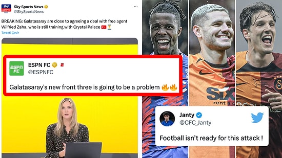 Galatasaray'ın Wilfried Zaha'yı Transfer Etmesi Dünyanın En Büyük Spor Hesaplarını Harekete Geçirdi