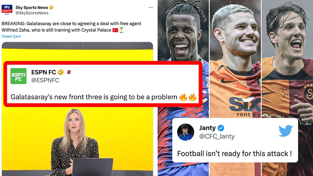 Galatasaray'ın Wilfried Zaha'yı Transfer Etmesi Dünyanın En Büyük Spor Hesaplarını Harekete Geçirdi