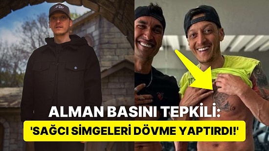 Almanya'yı Karıştıran Dövme: Mesut Özil'in Bozkurt ve Üç Hilalli Dövmesi Gündem Oldu!