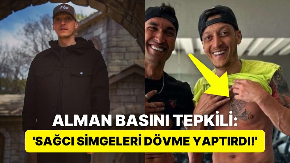 Almanya'yı Karıştıran Dövme: Mesut Özil'in Bozkurt ve Üç Hilalli Dövmesi Gündem Oldu!