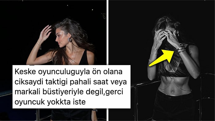 Hande Erçel'in Kas Şov Yaptığı Tatil Fotoğraflarındaki Saat Detayı Ağızları Açık Bıraktı!