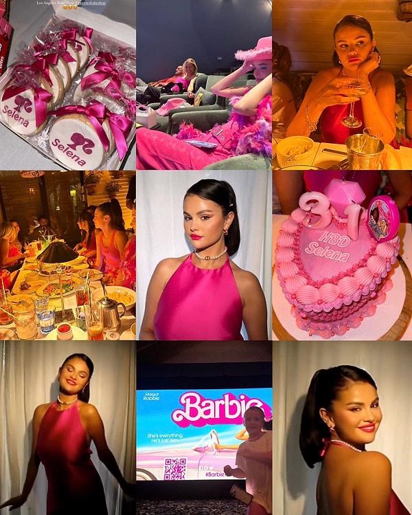 Selena Gomez, Instagram hesabında paylaştığı fotoğraflarla her iki etkinlikte de herkesi büyülemeyi başardı.