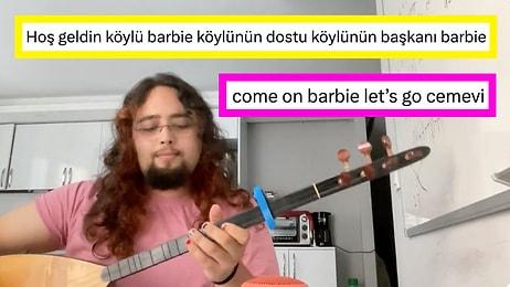 Barbie'nin Meşhur Şarkısına Saz Çalarak "Anadolu Cover" Yapan Kişi Gününüze Neşe Katacak