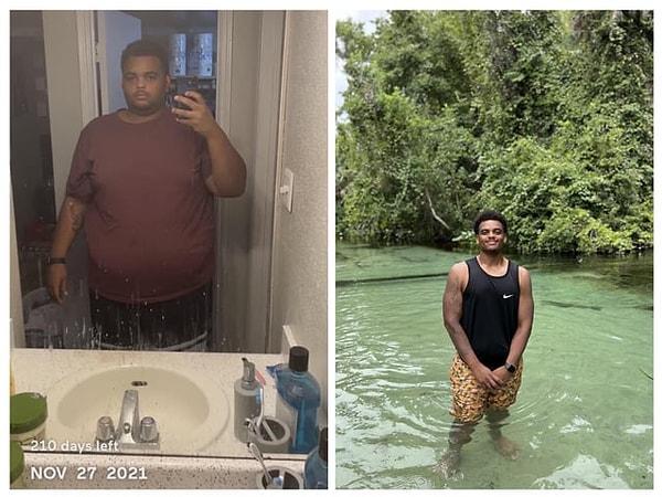 9. "75 kilo verdikten sonra böyle değiştim. Her gün devam etmeye çalışıyorum."
