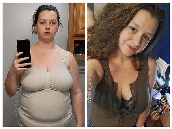 14. "Sonunda kendime bakmaya karar verdim. 10 kilo ve mental sağlığımın düzelmesi sonucu değişimim."