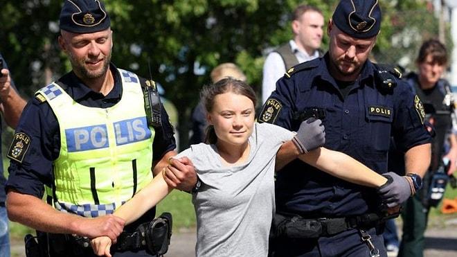 İklim Aktivisti Greta Thunberg'e "Polise İtaatsizlik" Cezası