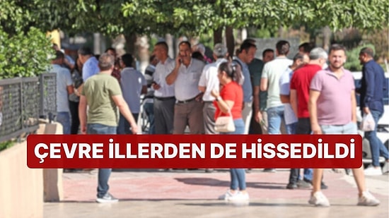 Adana'da 5.5 Büyüklüğünde Deprem!