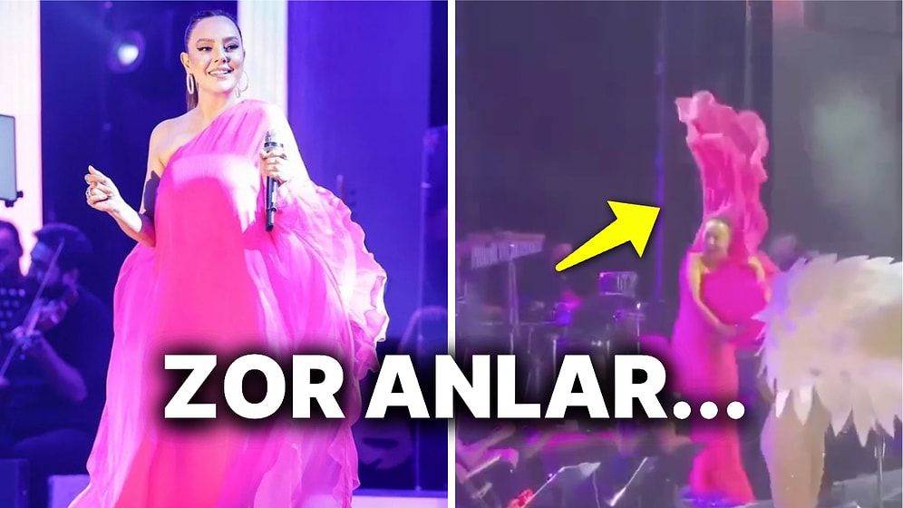 Ebru Gündeş, Sahnede Yaşadığı Elbise Kazasıyla Neye Uğradığını Şaşırdı!