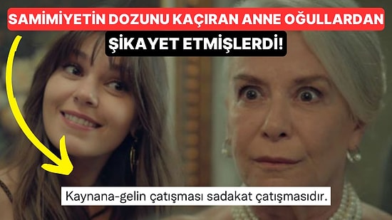 Samimiyetin Dozunu Kaçıran, Birbirine Fazla Düşkün Anne-Oğullara Gelen Yorum Düşündürdü!