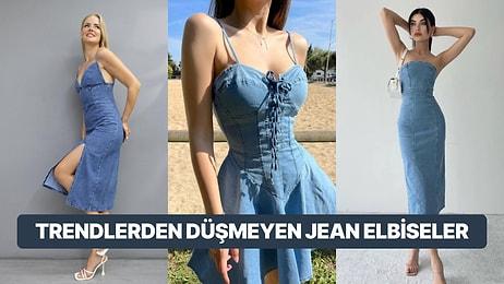 Nereye Gitsen Tarzını Yansıtmanı Sağlayacak Jean Elbise Modelleri