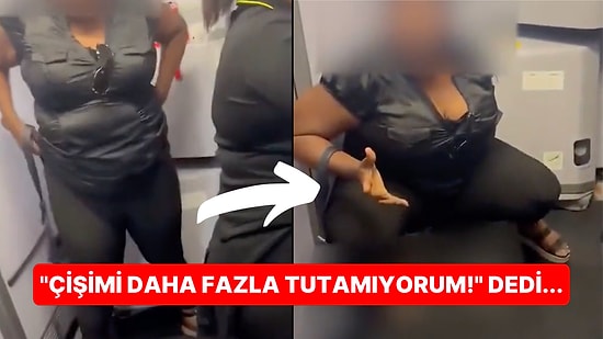 Uçuş Görevlilerine Tepki Olarak Yolcu Koltuklarının Yanına Tuvaletini Yapan Kadın İnfial Yarattı!
