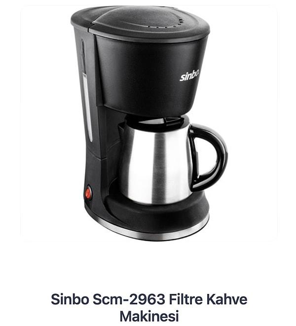6. Sinbo Scm-2963 Filtre Kahve Makinesi☕️