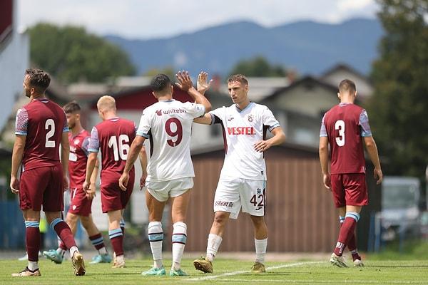 5. Trabzonspor, Slovenya kampındaki beşinci ve son hazırlık maçında NK Triglav Kranj'ı 4-0 yendi.