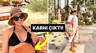 "Karnın Dümdüz" Diyenler Rahat Bir Nefes Alabilir: Ezgi Mola Karnı Burnunda Fotoğraflarını Paylaştı!