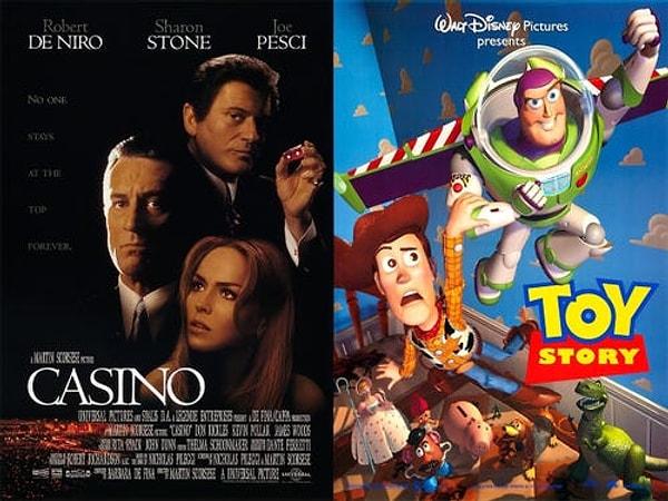 10. "Casino" ve "Oyuncak Hikayesi" — 22 Kasım, 1995