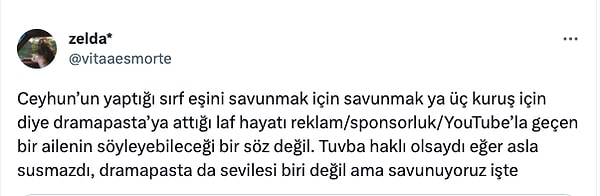 Ceyhun'un yorumlarından sonra olay gitgide büyüdü. Kullanıcılar Drama Pasta'nın haklı olduğunu düşündüğünü dile getirdi.