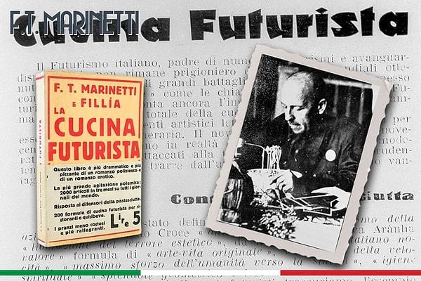 Fütürist akımın kurucusu sayılan Filippo Tommaso Marinetti de 1931 tarihli Fütürist Mutfağın Manifestosu isimli belgede makarnaya karşı çıkıyordu: “Ekmek ve pirincin aksine makarna çiğnemediğiniz, yuttuğunuz bir besindir. Sonuç: halsizlik, karamsarlık, nostaljik eylemsizlik ve tarafsızlık.’’