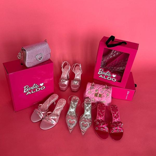 19. Ayakkabı da eksik kalmadı, ALDO markasının Barbie koleksiyonu bu şekildeydi;