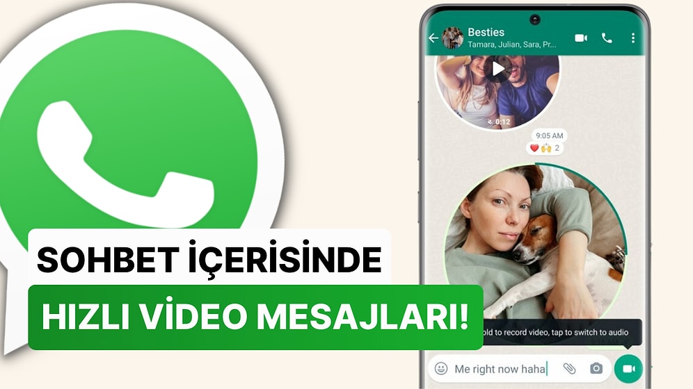 WhatsApp'tan Kullanıcıları Oldukça Sevindirecek Yeni Özellik: "Anlık Video Mesajları" Dönemi Başlıyor!