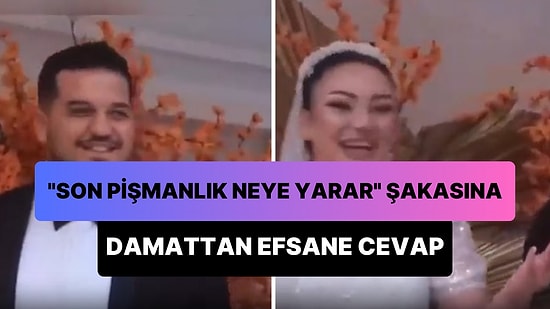 Arkadaşları 'Son Pişmanlık Neye Yarar'ı Açınca Damat da 'Böyle Bir Aşk Görülmemiş' Şarkısını Çaldırdı