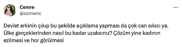 Tabii bir de bu açıklamaya katılmayanlar vardı, onlar da yorumlarını yaptılar: