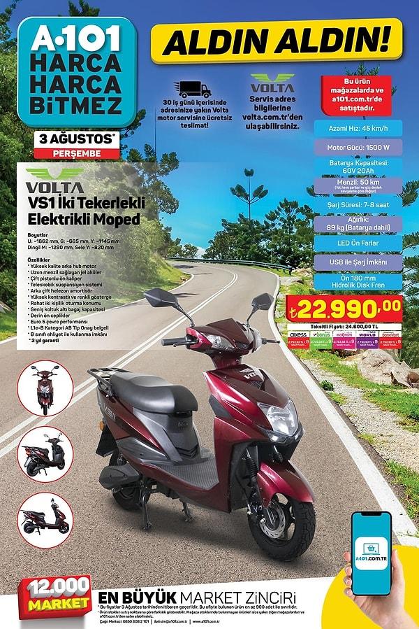 Volta VS1 İki Tekerlekli Elektrikli Moped 22.990 TL