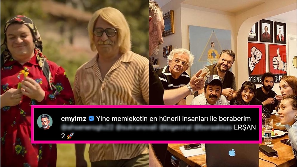 Beklenen Haber Geldi: Erşan Kuneri'nin İkinci Sezonunu Müjdeleyen Cem Yılmaz, Yeni Kadroyla Fotoğraf Paylaştı!