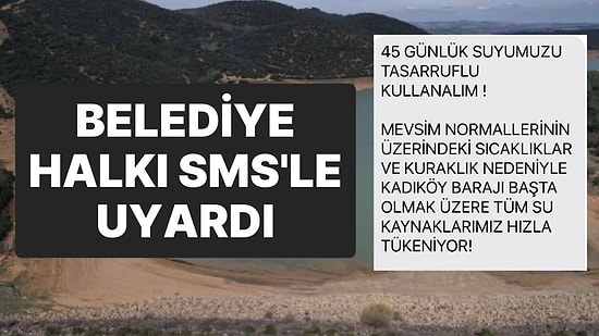 Barajda 4 Milyon Metreküp Su Kaldı; Belediye SMS’lerle Vatandaşları Uyardı