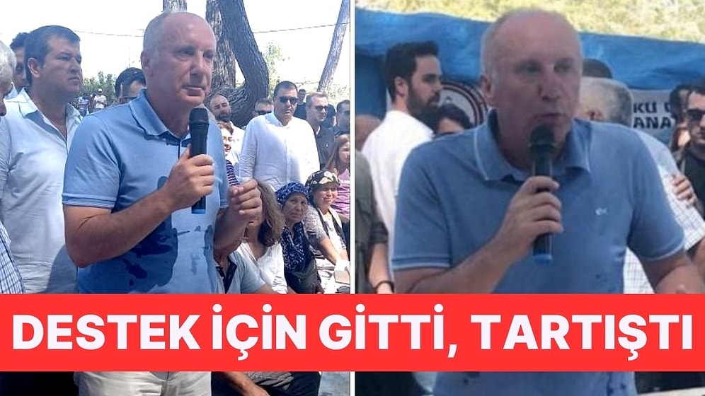 Halka Destek Olmak İçin Akbelen Ormanı'na Giden Muharrem İnce Halkla Tartışıp Ormandan Ayrıldı