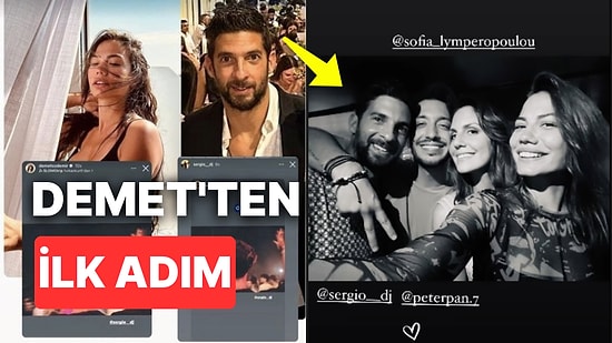 Demet Özdemir'in Yunan Sevgilisi DJ Sergio'yla İlk Aşk Pozu Çok Konuşuldu