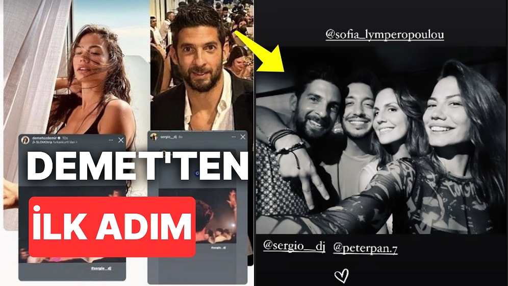 Demet Özdemir'in Yunan Sevgilisi DJ Sergio'yla İlk Aşk Pozu Çok Konuşuldu