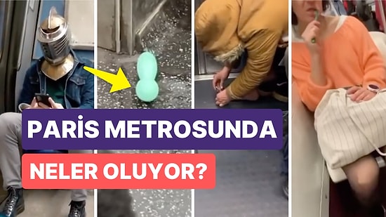 Diş Fırçalayandan, Traş Olana Hatta Titreyen Cinsel Oyuncağa: Paris Metrosundan Bir Acayip Görüntüler