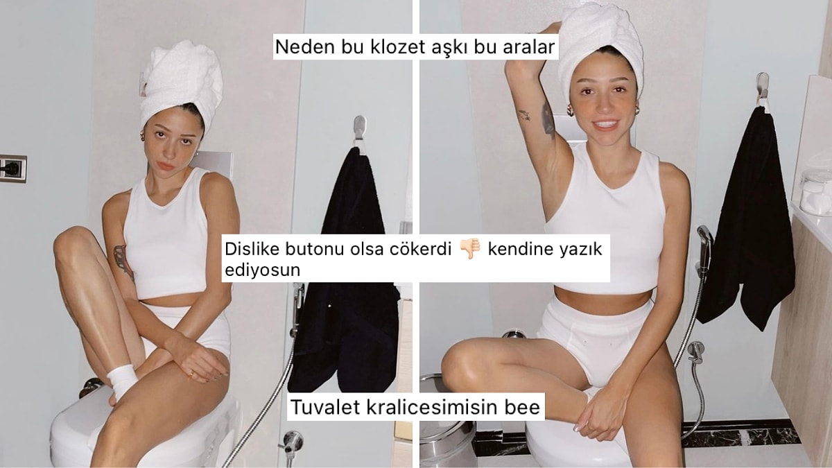 Tuvaletten Fotoğraflar Serisine Bir Yenisini Daha Ekleyen Zeynep Bastık  Yine Gündemde!