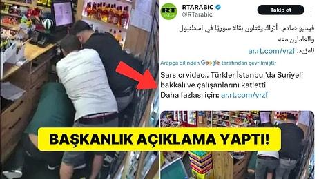 RT Arabic Sitesinin 'Türkler Suriyeli Bakkalı Katletti' Başlıklı Yalan Haberi Gündem Oldu!