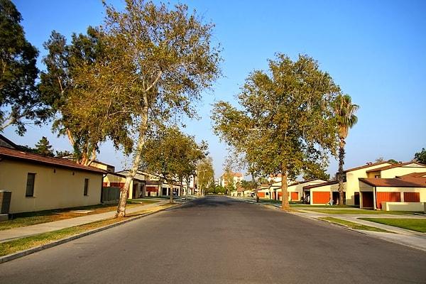 İnşa edilen evlerin ve sokakların ABD'den bir farkı olmadığı görülüyor.