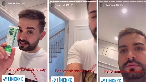 Bir diş macunu reklamı yaptığı sırada kameranın kapandığını sanıp 'Eşeğin s..... alırsınız' diyen ve bunu da fark etmeden Instagram hesabında paylaşan Ezildi, büyük tepkiyle karşılaştı.