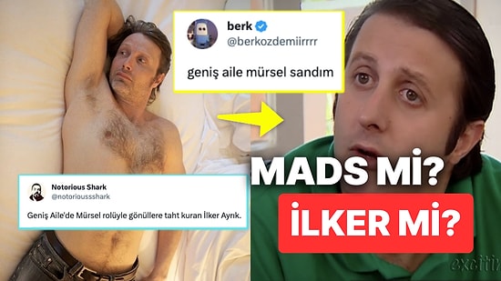 Karizmasından Yerleri Titreten Mads Mikkelsen'ın Yatak Pozu Geniş Aile Mürsel'e Benzetilince Tatlar Kaçtı