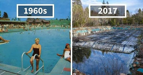 1. Grossinger'ın olimpik büyüklükteki açık havuzu (1960 - 2017)