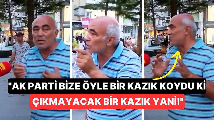 Daha Önce Ağzına Telefon Sokulan Dayı "Bize Öyle Bir Kazık Koydular ki Ellerim Kırılsaydı Oy Vermeseydim" Dedi