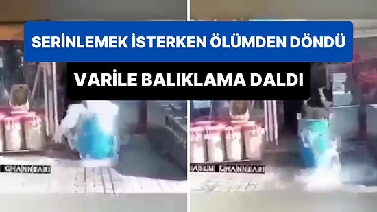 Serinlemek İçin Varildeki Suya Balıklama Dalan Adam Boğulmaktan Son Anda Kurtuldu